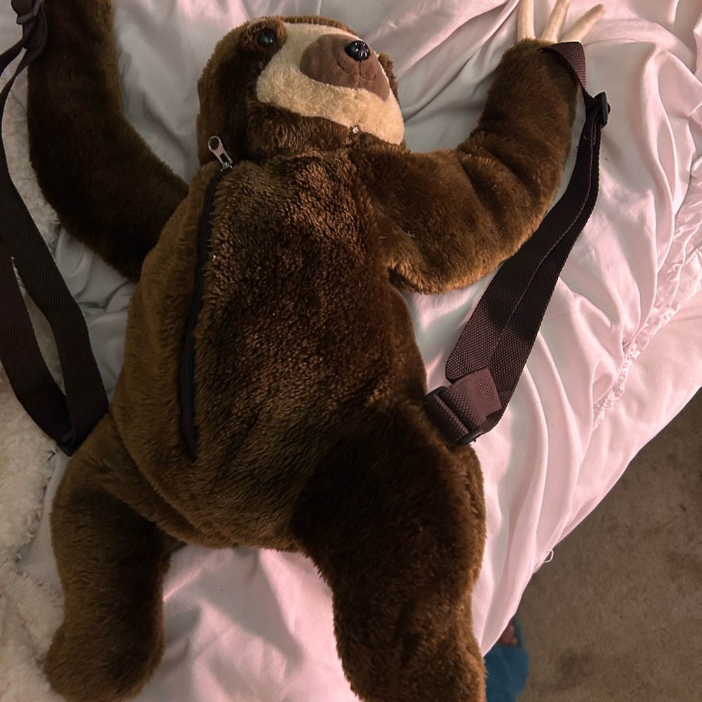Sloth backpack like new condition